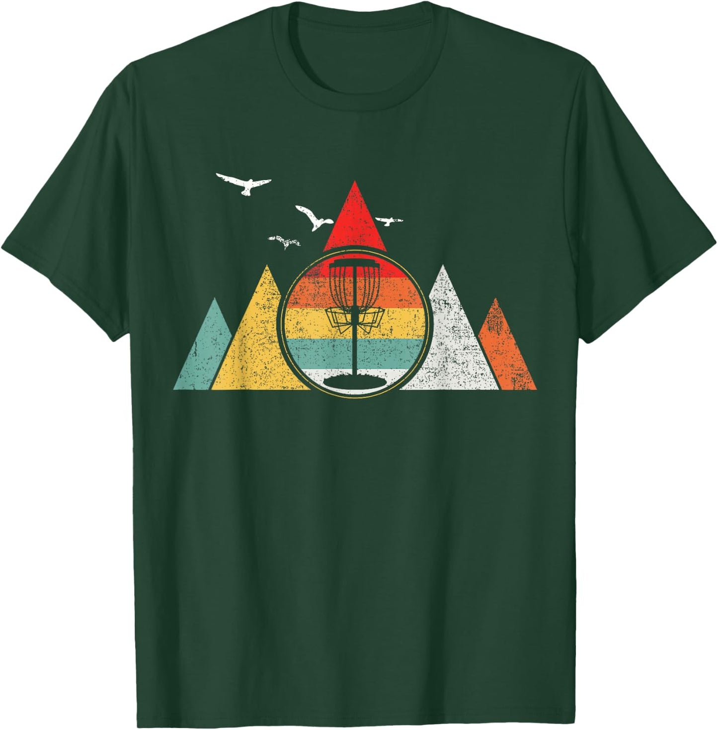 Discgolf Disc Golf Vintage T-Shirt - T-Shirt | Forest