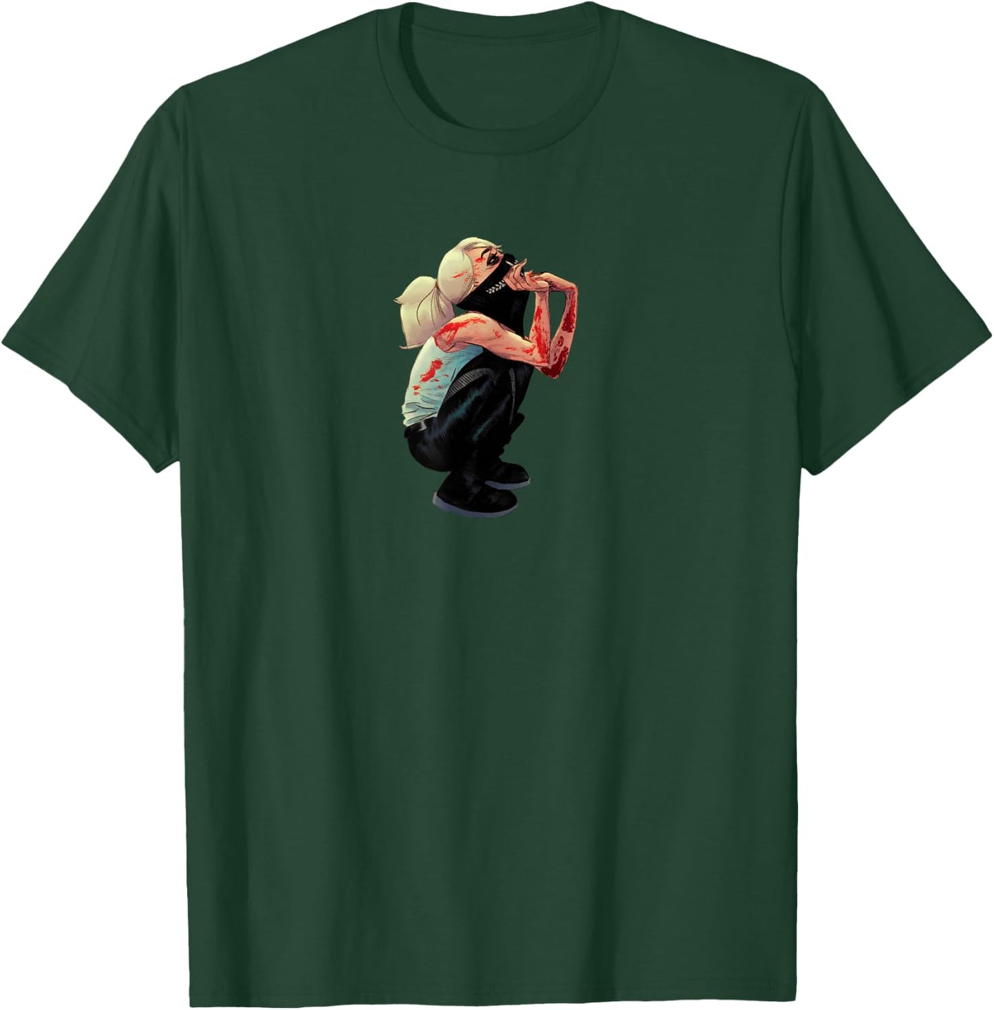 SIKTC Erica Slaughter Breaktime T-Shirt - T-Shirt | Forest