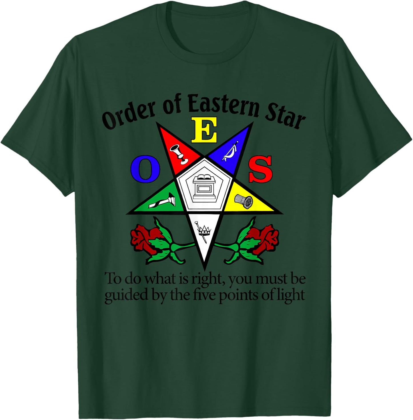 OES to Do What is Right The Eastern Star Parents' Christmas T-Shirt - T-Shirt | Forest