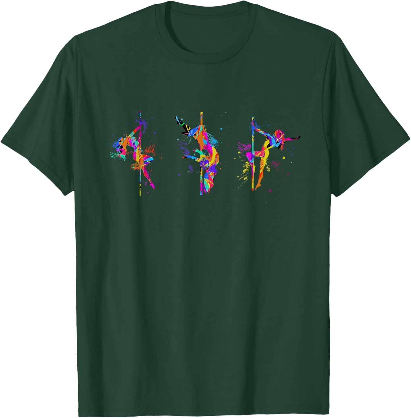 Pole Dancing - Funny Pole Fitness Pole Dance T-Shirt - T-Shirt | Forest