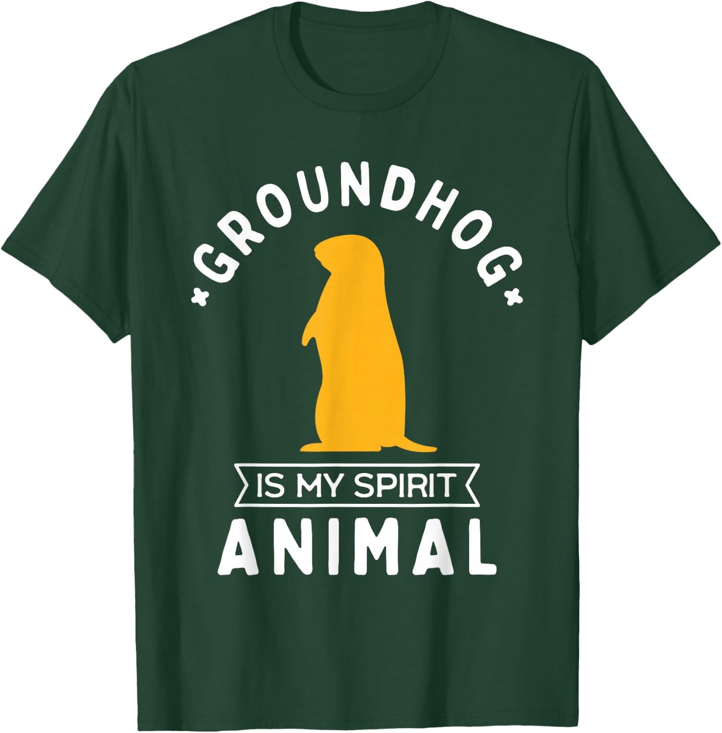 Groundhog is My Spirit Animal - Funny Woodchuck T-Shirt - T-Shirt | Forest
