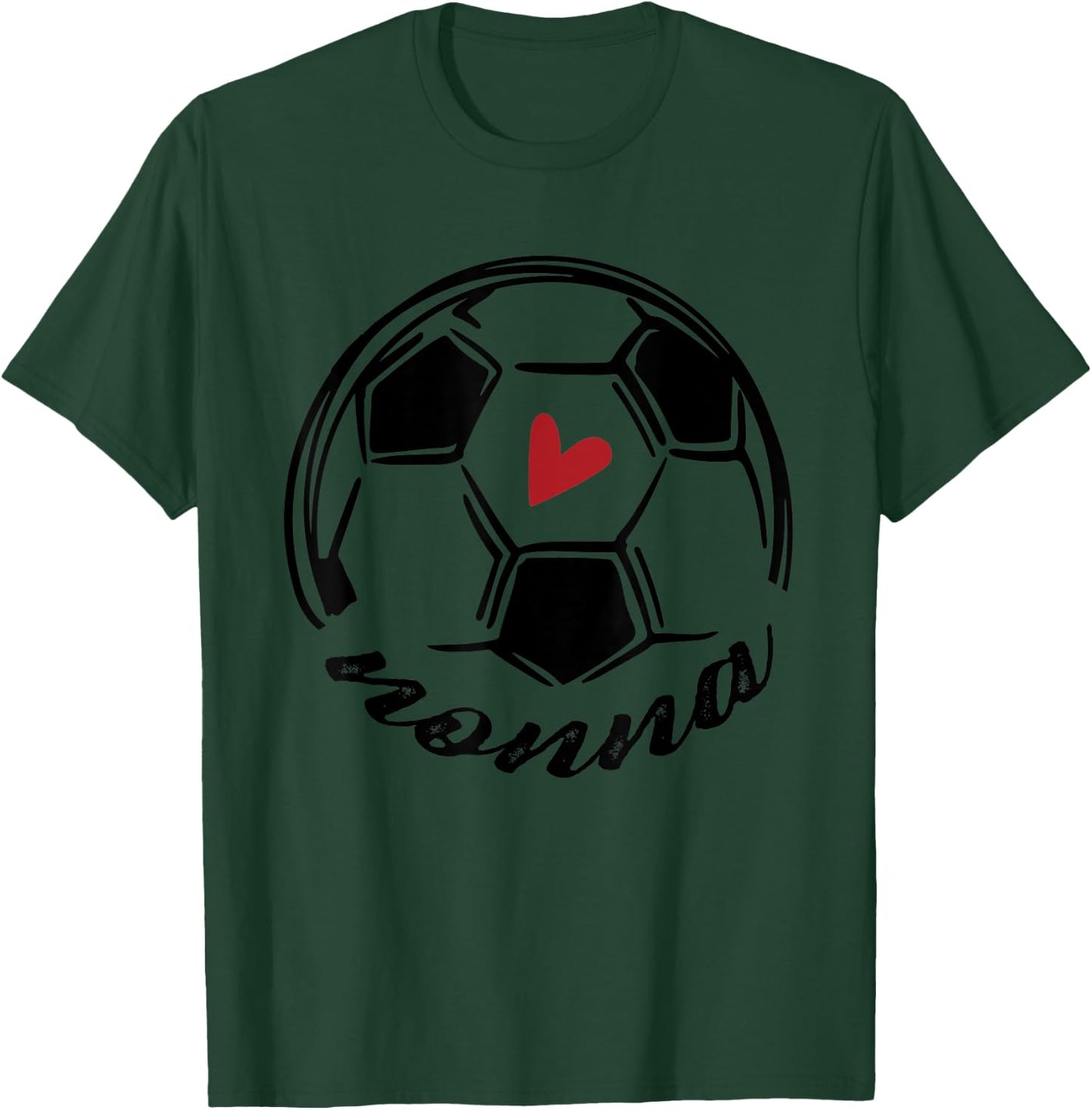 Soccer Nonna Funny Soccer Mothers Day T-Shirt - T-Shirt | Forest