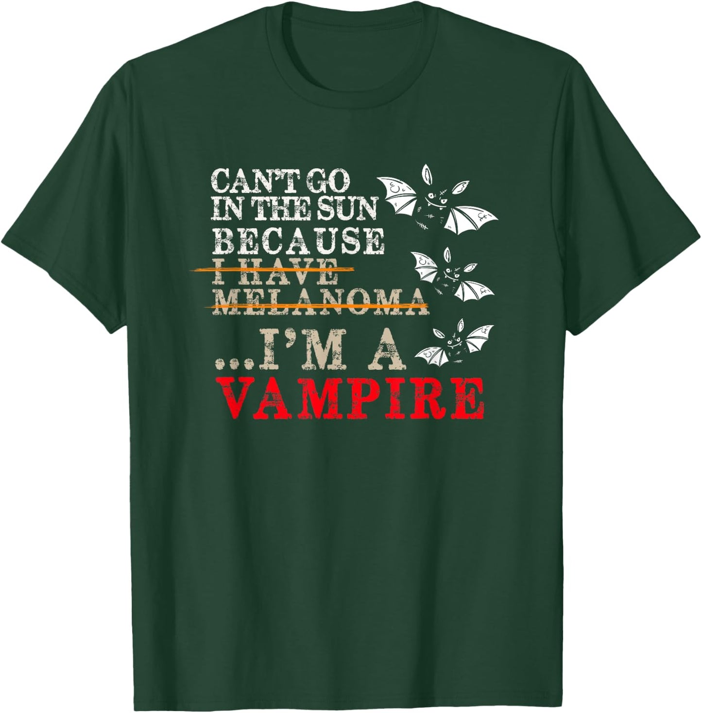 Melanoma Awareness - Skin Cancer Support T-Shirt - T-Shirt | Forest
