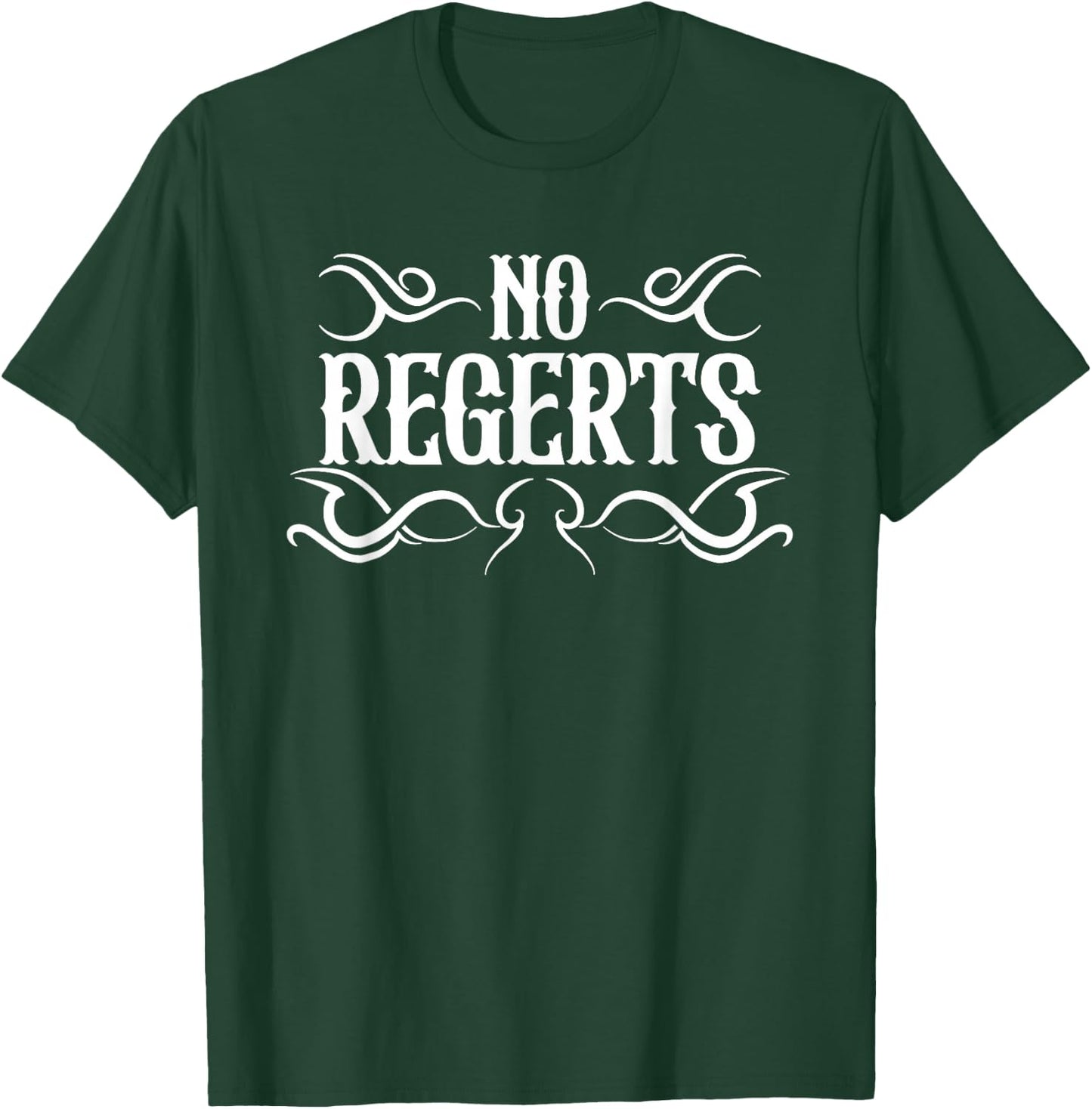 No Regerts Misspelling Tattoo For Tats Artist Grammar Police T-Shirt - T-Shirt | Forest