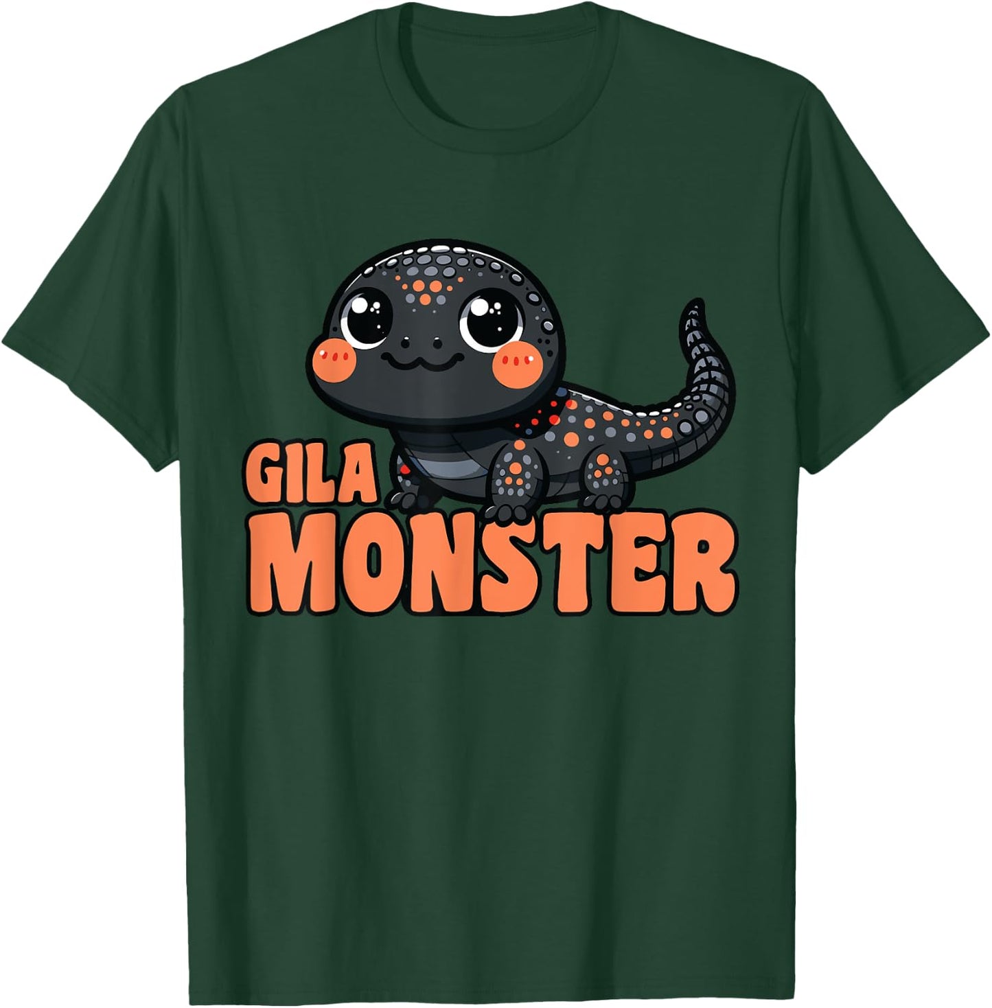 Gila Monster Lizard, Kawaii Gila Monster T-Shirt - T-Shirt | Forest