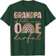 Grandpa of Little Miss Onederful First Birthday Boho Rainbow T-Shirt - T-Shirt | Forest