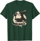 Cool Sumo Outfit -Kids Sumo Fighter Black Small Cartoon Pop T-Shirt - T-Shirt | Forest