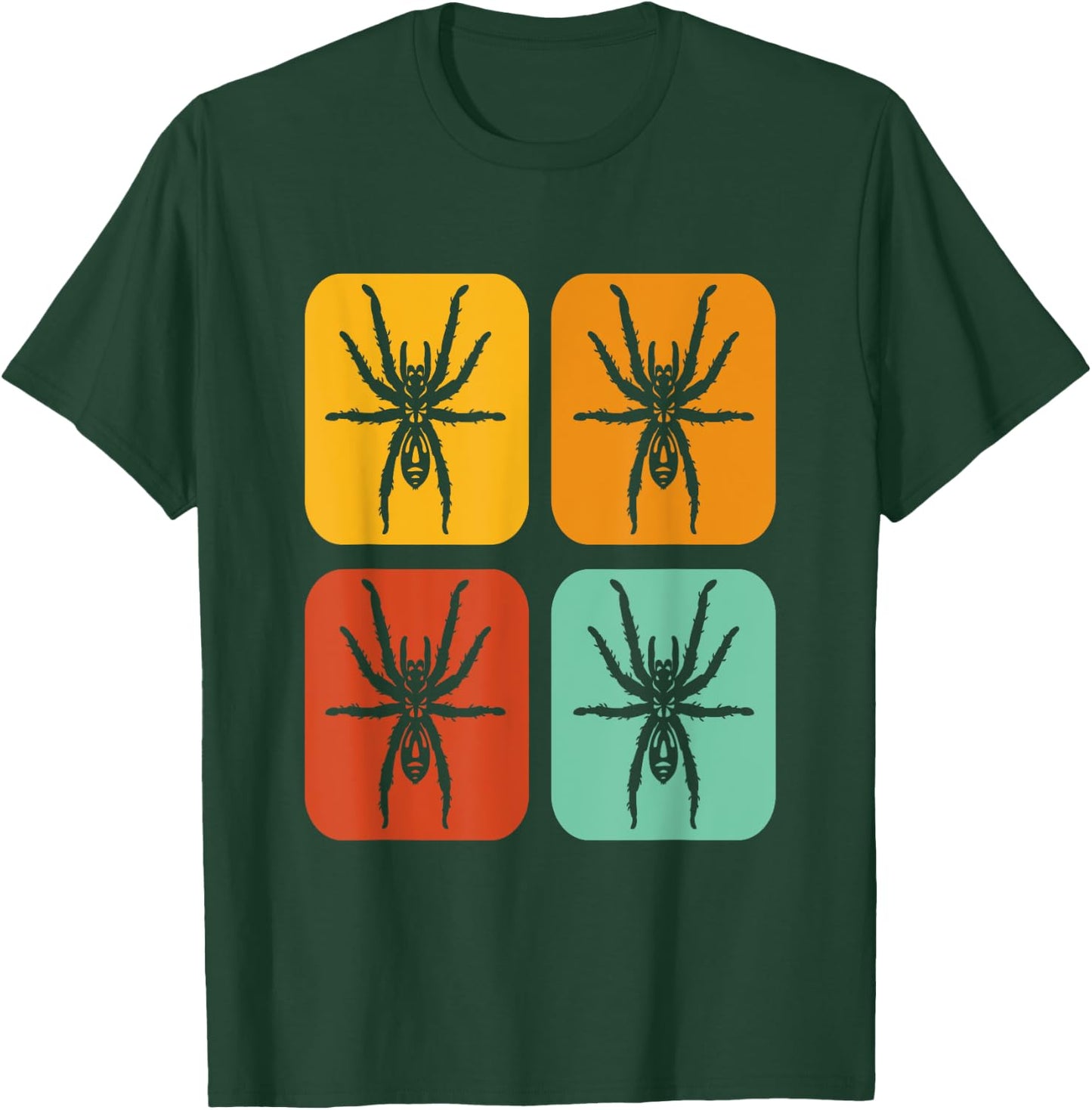 Theraphosidae Arachnid Poecilotheria Vintage Tarantula T-Shirt - T-Shirt | Forest