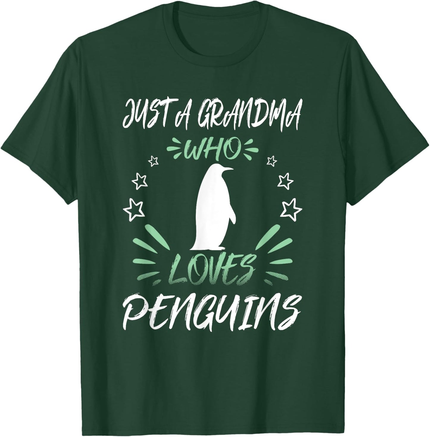 Just A Grandma Who Loves Penguins T-Shirt - T-Shirt | Forest