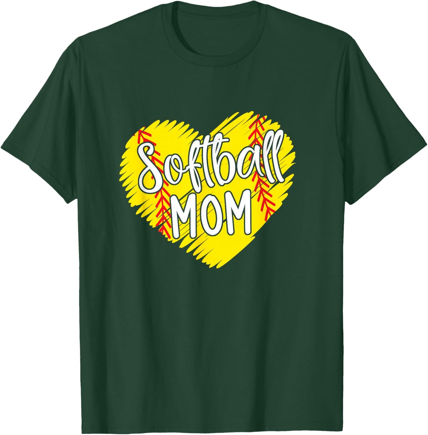 Softball Mom Shirts Baller Mama Mother's Day T-Shirt - T-Shirt | Forest