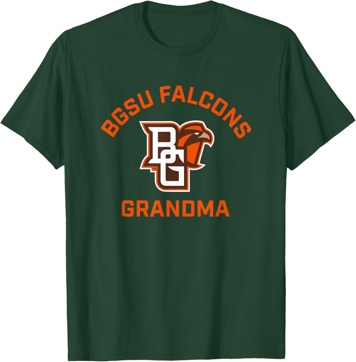 Bowling Green BGSU Falcons Arched Grandma T-Shirt - T-Shirt | Forest