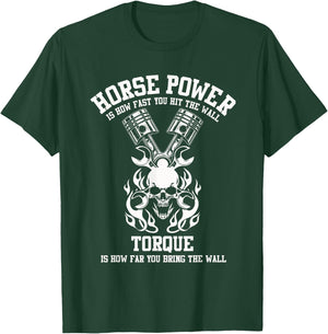 Funny Horsepower Torque Gift Men's T-Shirt - T-Shirt | Forest
