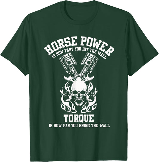 Funny Horsepower Torque Gift Men's T-Shirt - T-Shirt | Forest