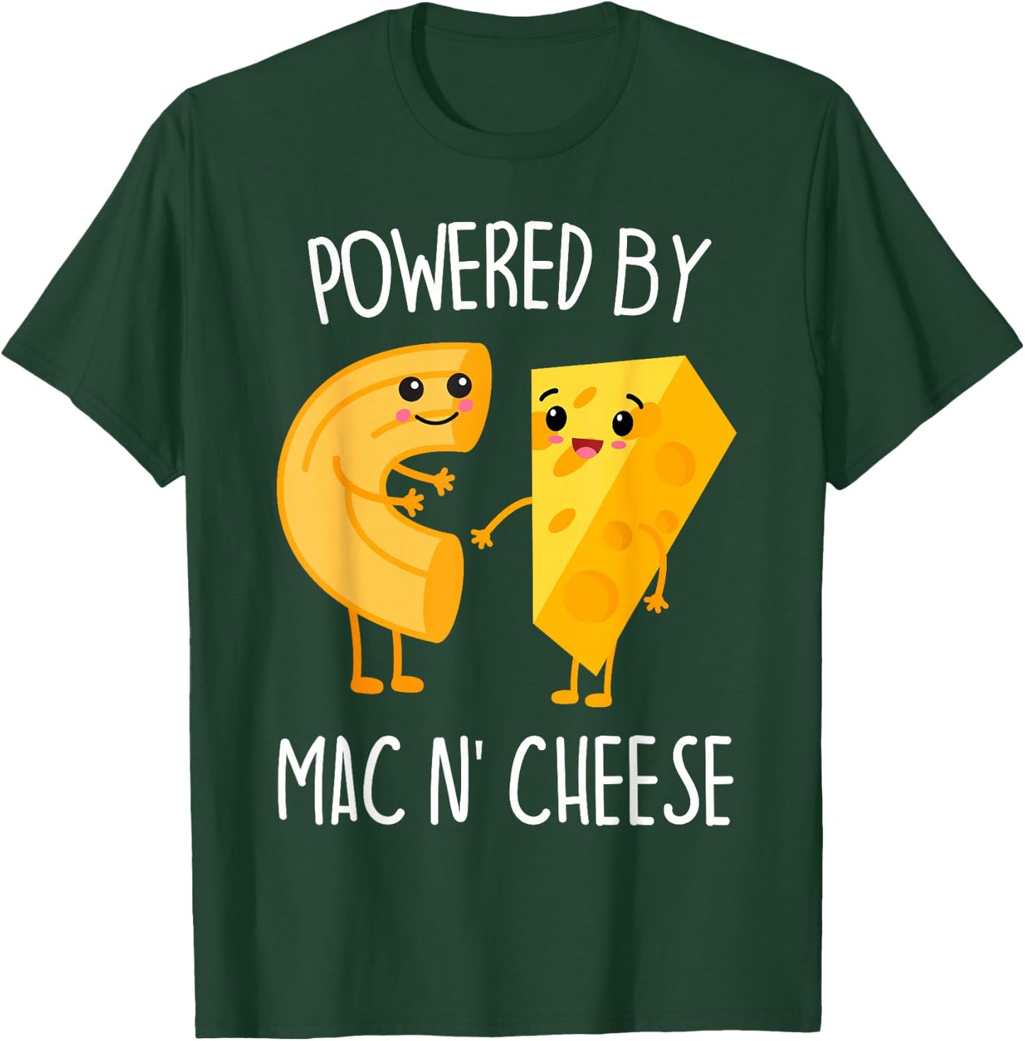 Powered by Mac n Cheese T-Shirt - T-Shirt | Forest