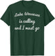 LAKE WAWASEE INDIANA Funny Fishing Camping Summer Gift T-Shirt - T-Shirt | Forest