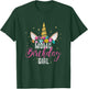 Mom Of The Birthday Girl Mother Gifts Unicorn Birthday T-Shirt - T-Shirt | Forest