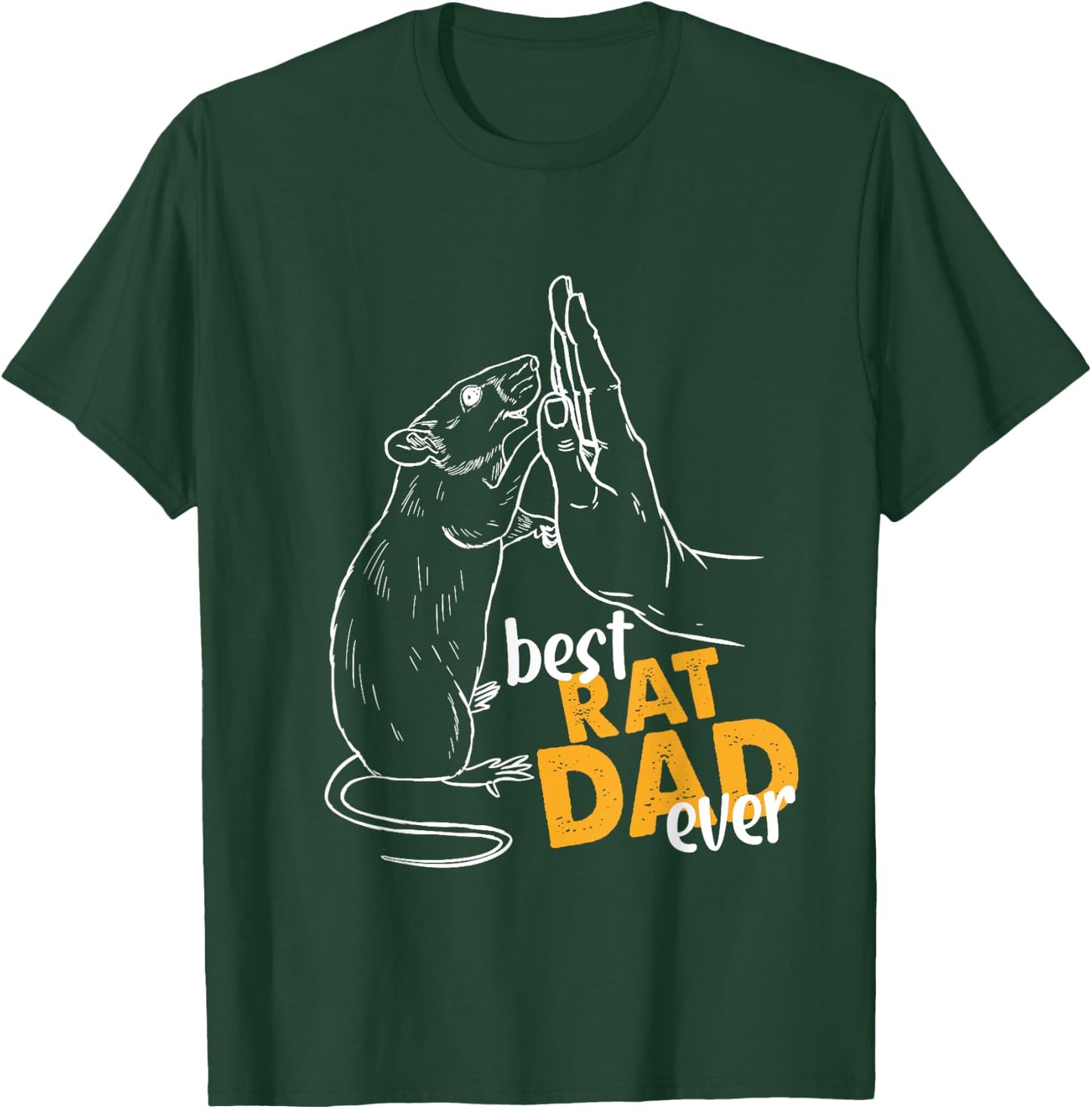 Rat Gifts For Rat Lovers Dad Gifts Best Rat Dad Ever T-Shirt - T-Shirt | Forest