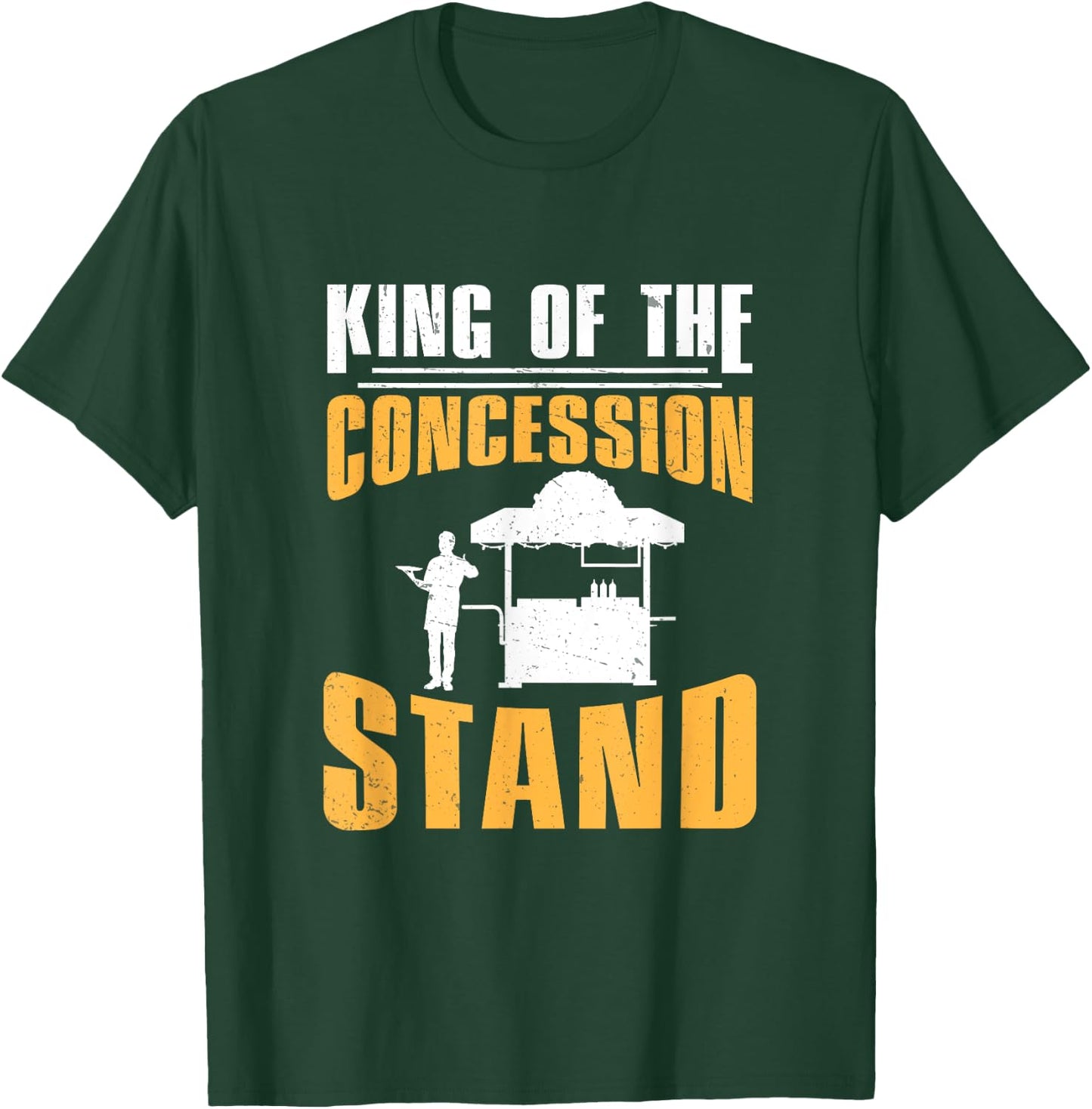 Awesome Concession Stand King For Concessions Stand Workers T-Shirt - T-Shirt | Forest