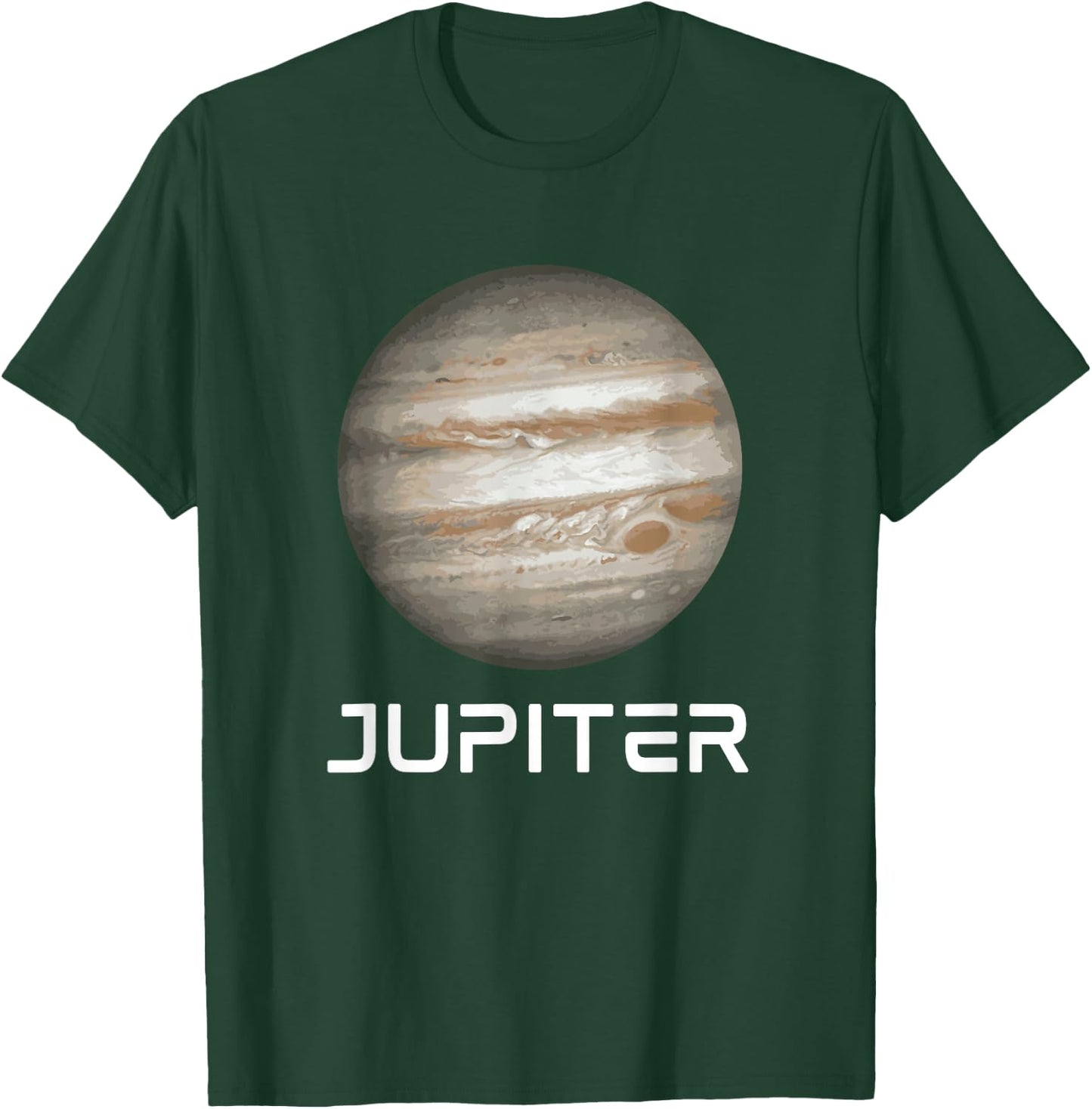 Solar System Planet Jupiter Outer Space T-Shirt - T-Shirt | Forest