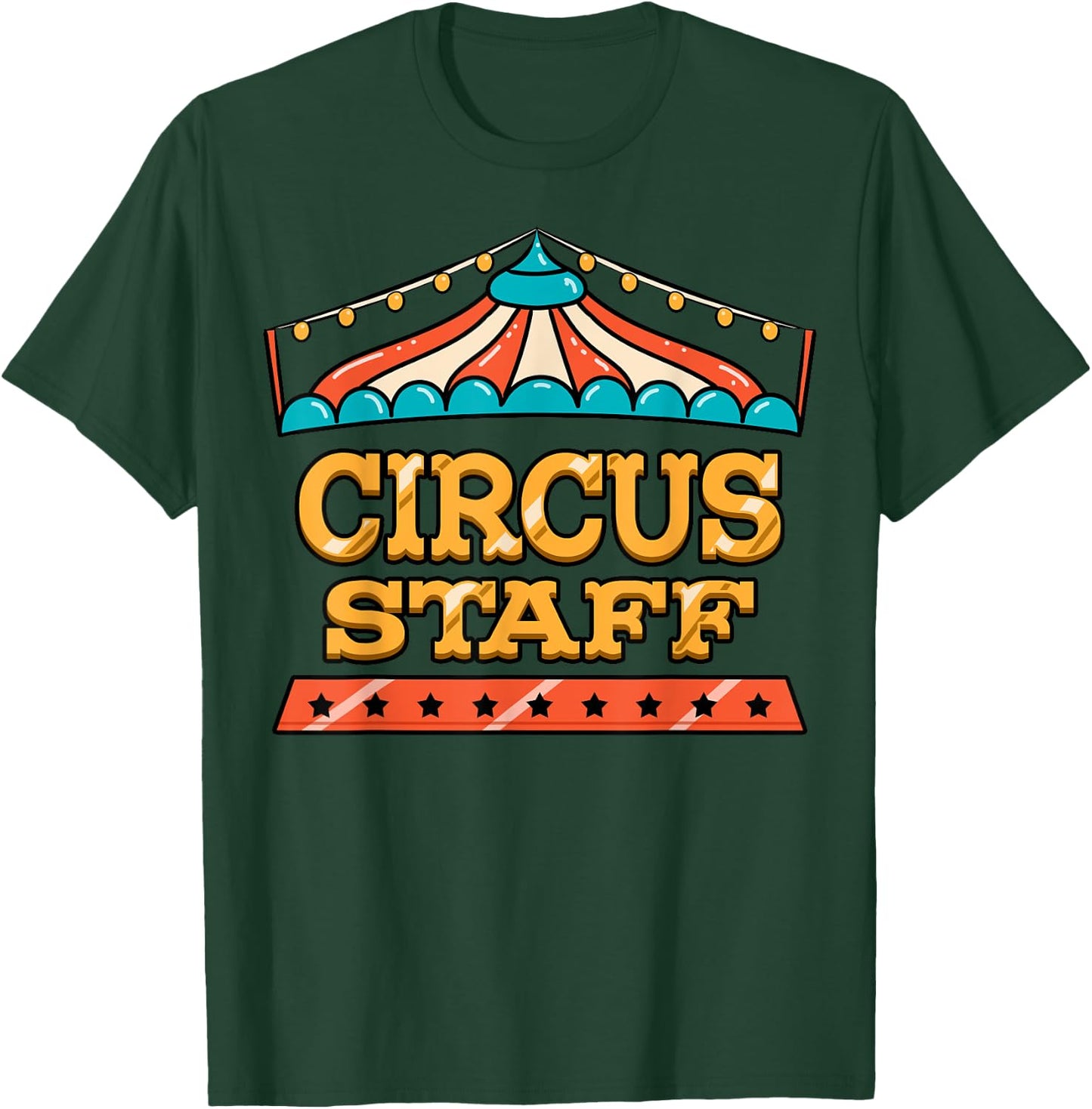 Circus Staff Carnival Tent Crew Clown Show Ringmaster Gift T-Shirt - T-Shirt | Forest