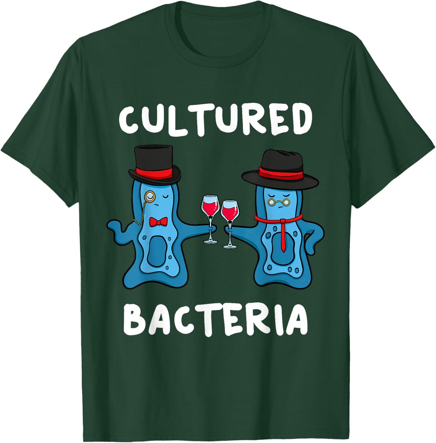 Cultured Bacteria Bacteriologist Bacteriologist Microbiologist T-Shirt - T-Shirt | Forest