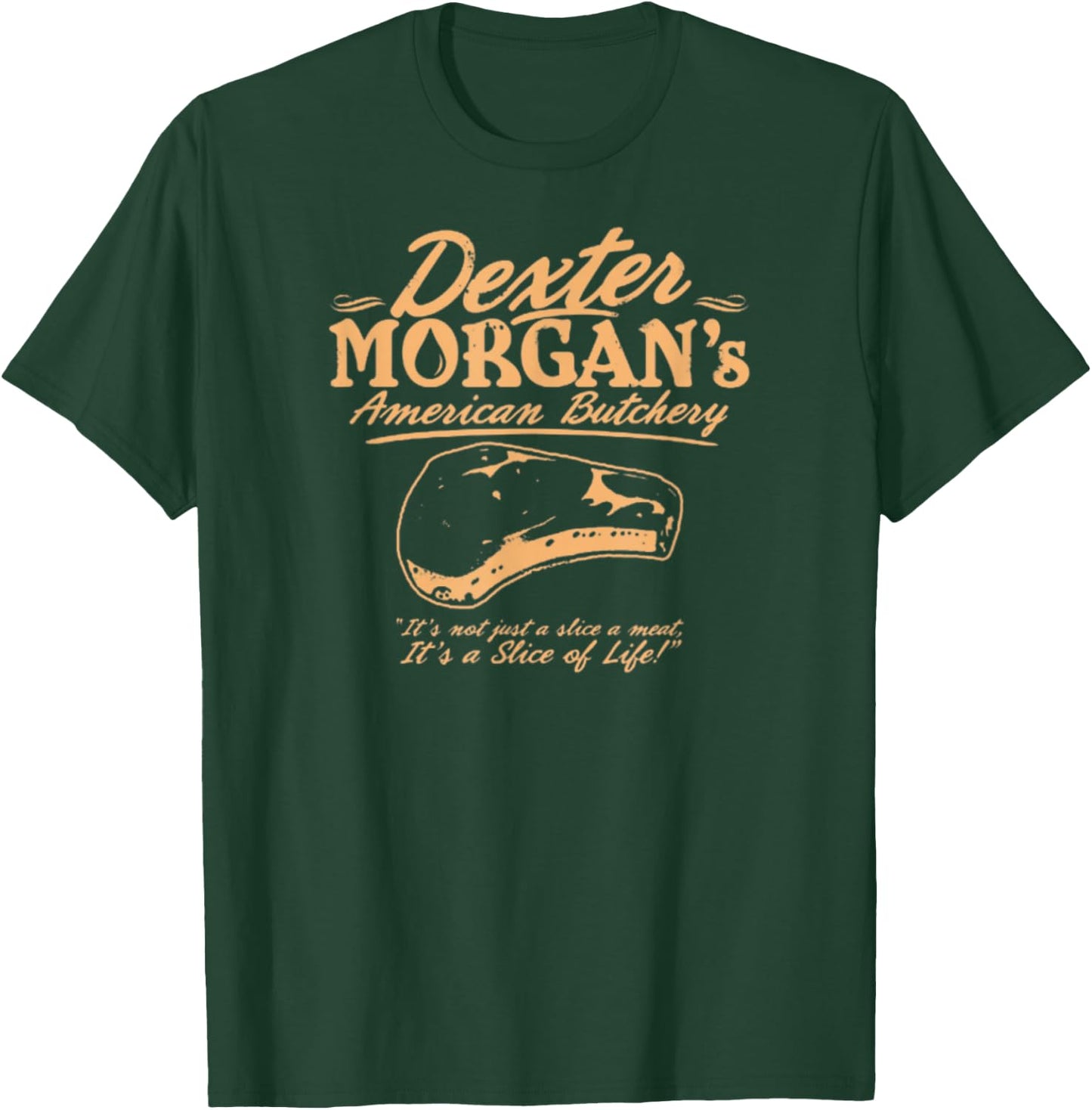Dexter Morgans American Butchery T-Shirt - T-Shirt | Forest