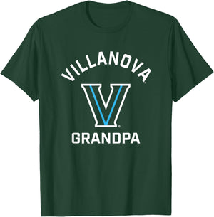 Villanova University Wildcats Arched Grandpa T-Shirt - T-Shirt | Forest