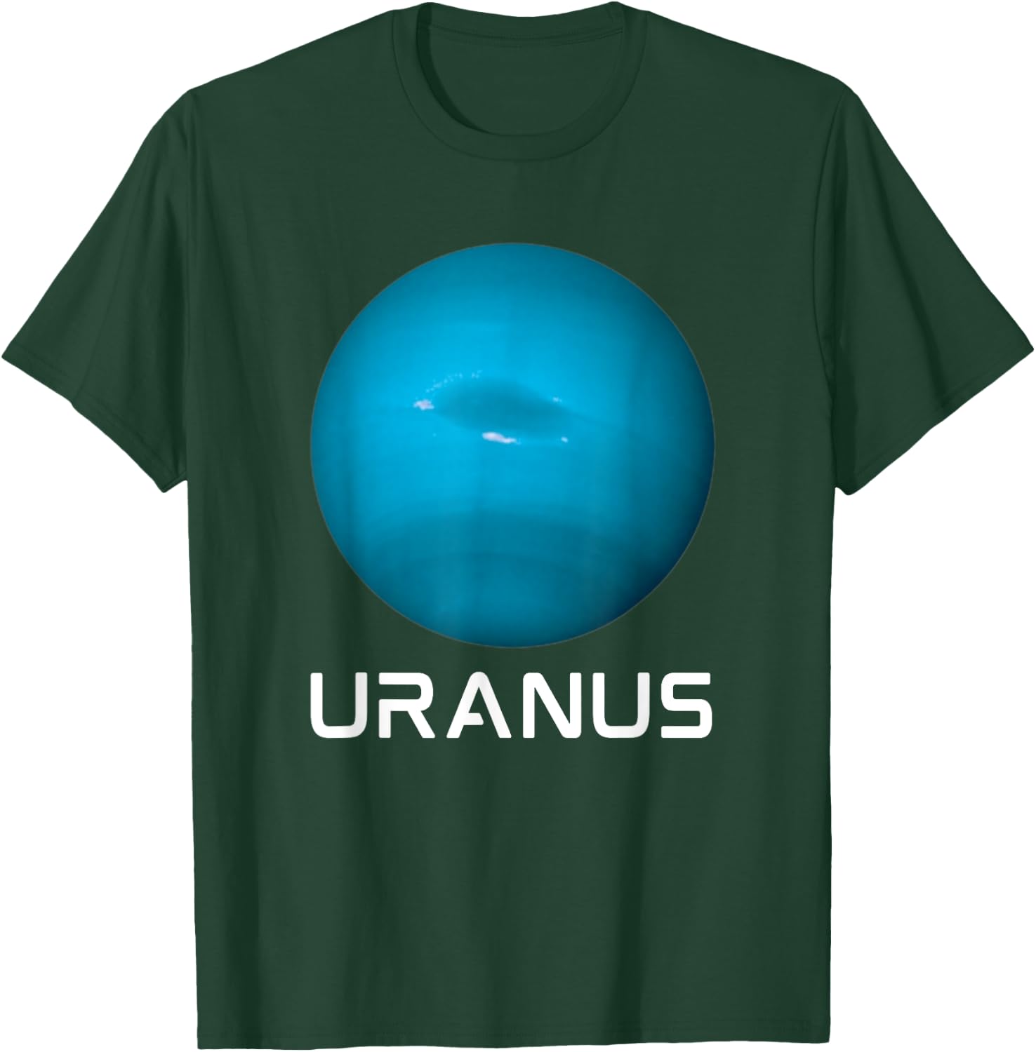 Solar System 7th Planet Uranus Outer Space T-Shirt - T-Shirt | Forest