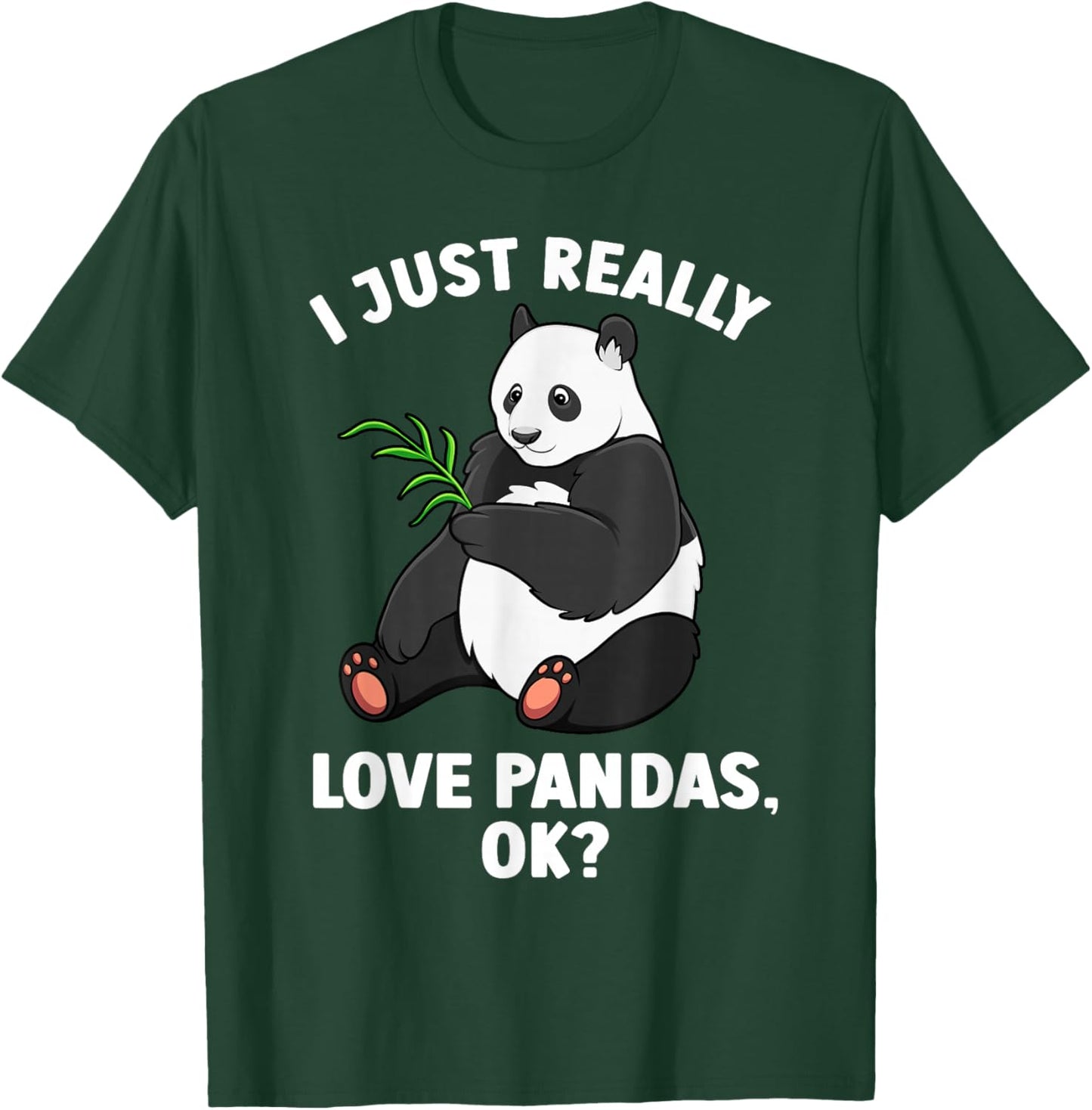 Panda Art Women Animal Giant Panda Bear Panda Lover T-Shirt - T-Shirt | Forest