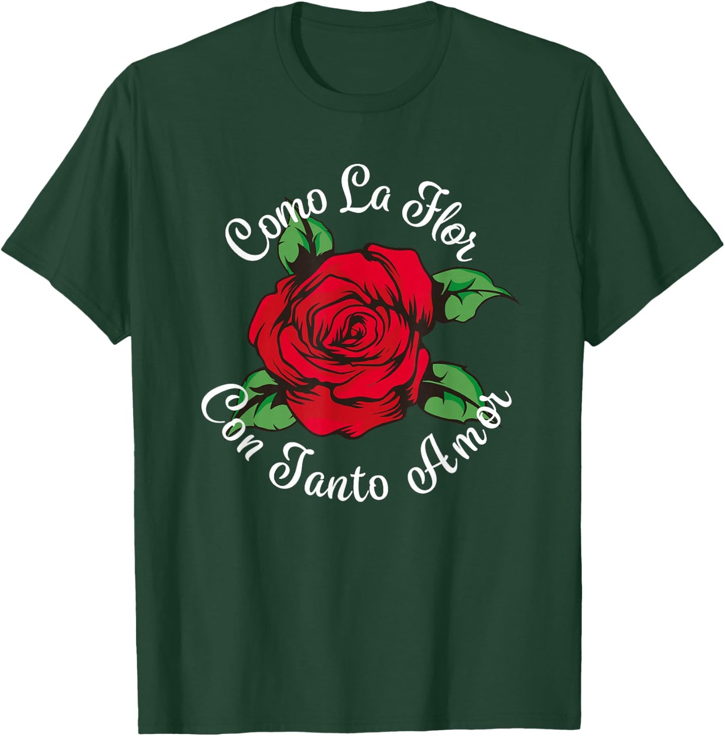 Como La Flor - Bailar Cumbia - Mexican Rose Fiesta Regalo T-Shirt - T-Shirt | Forest