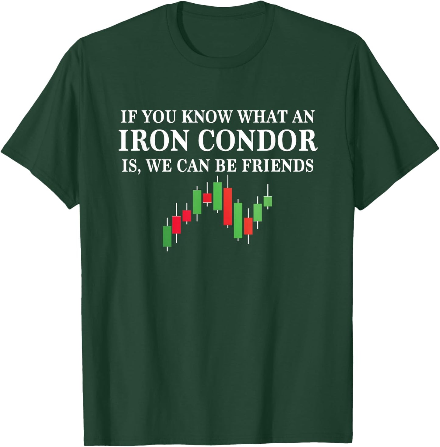 Iron Condor options trading funny day trader gamestonk T-Shirt - T-Shirt | Forest