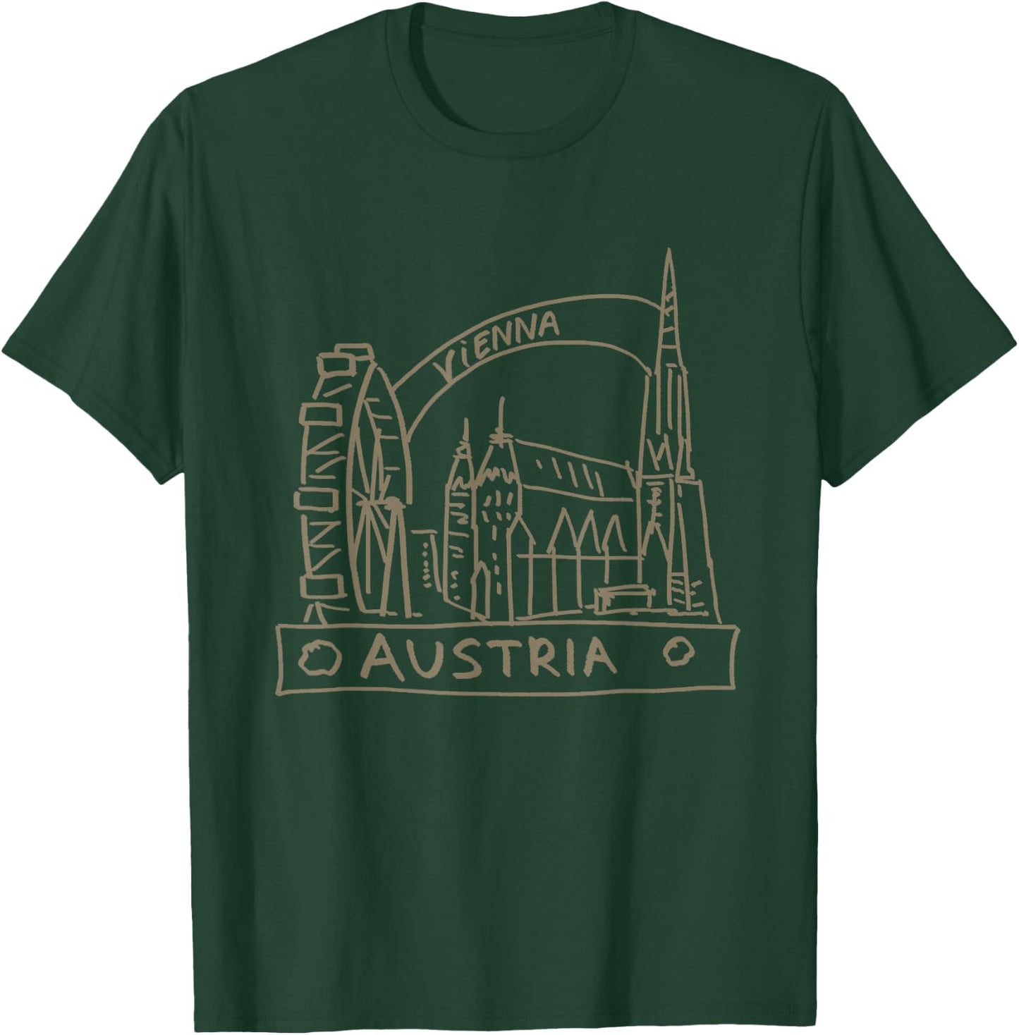 Vienna Austria T-Shirt - T-Shirt | Forest