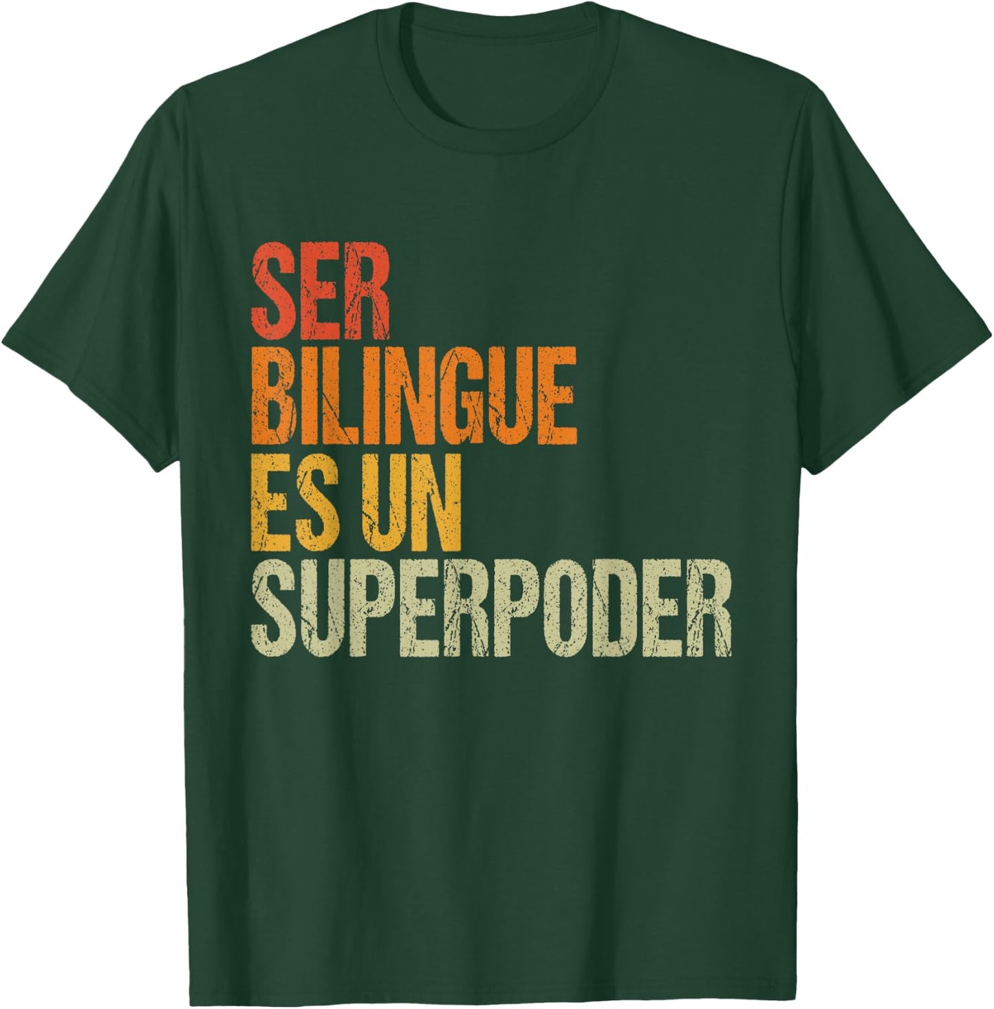 Bilingue Spanish Teacher Espanol Women Kids T-Shirt - T-Shirt | Forest