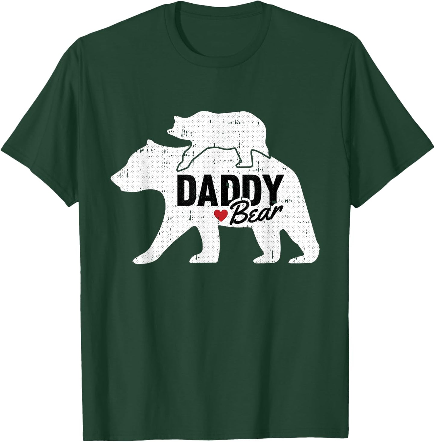 Daddy Bear Fathers Day Cute Baby Cub Papa Dad-a Pops T-Shirt - T-Shirt | Forest