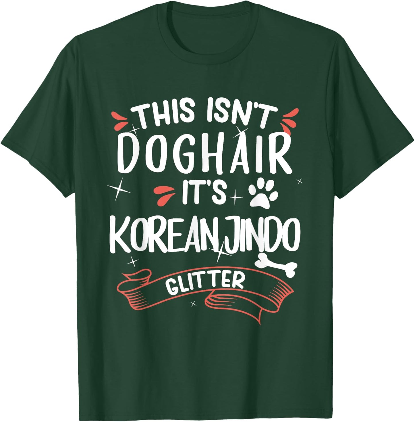 Korean Jindo Shirt Men Women Dog Mom Dog Lover T-Shirt - T-Shirt | Forest