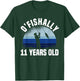 Ofishally 11 Years Old Fisherman 11th Birthday Fishing T-Shirt - T-Shirt | Forest