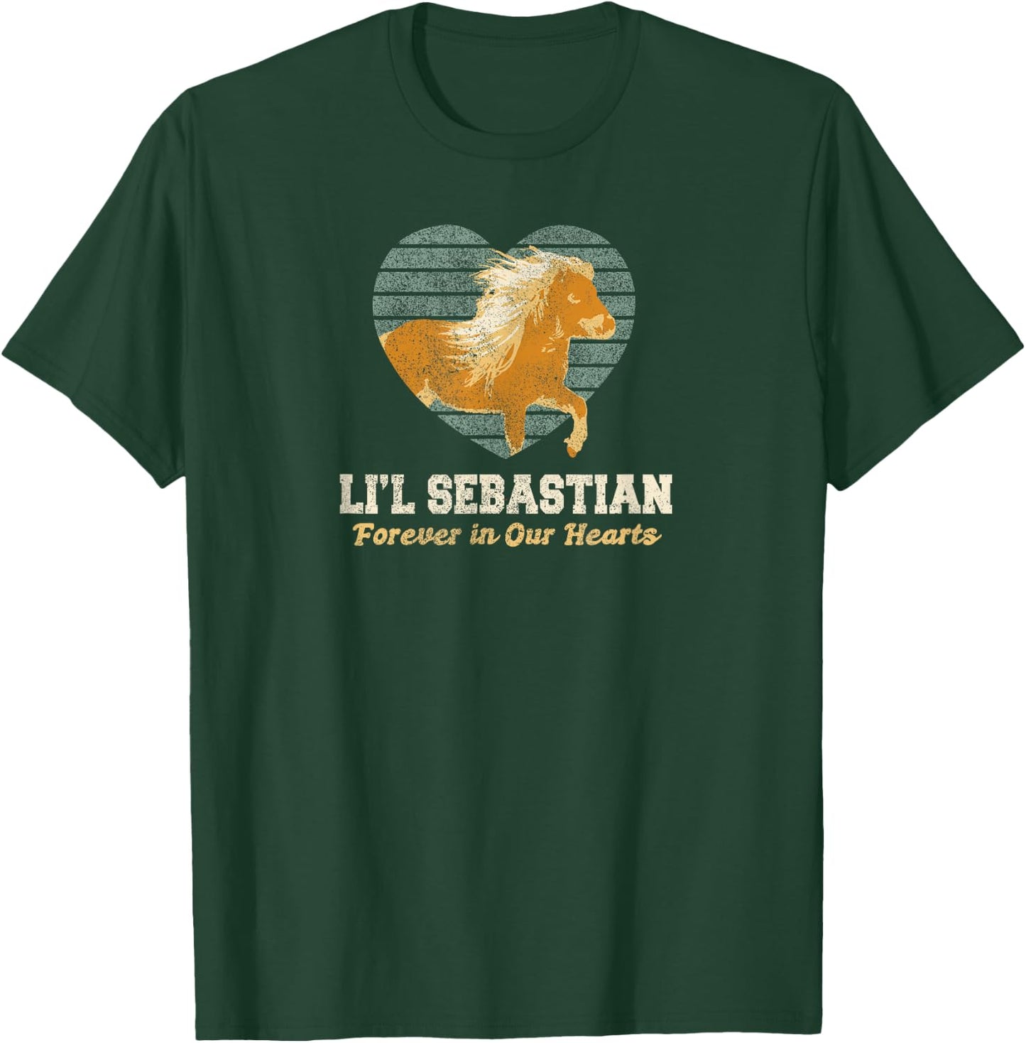 Li'l Sebastian Forever in Our Hearts Little Horse Pony Fan T-Shirt - T-Shirt | Forest