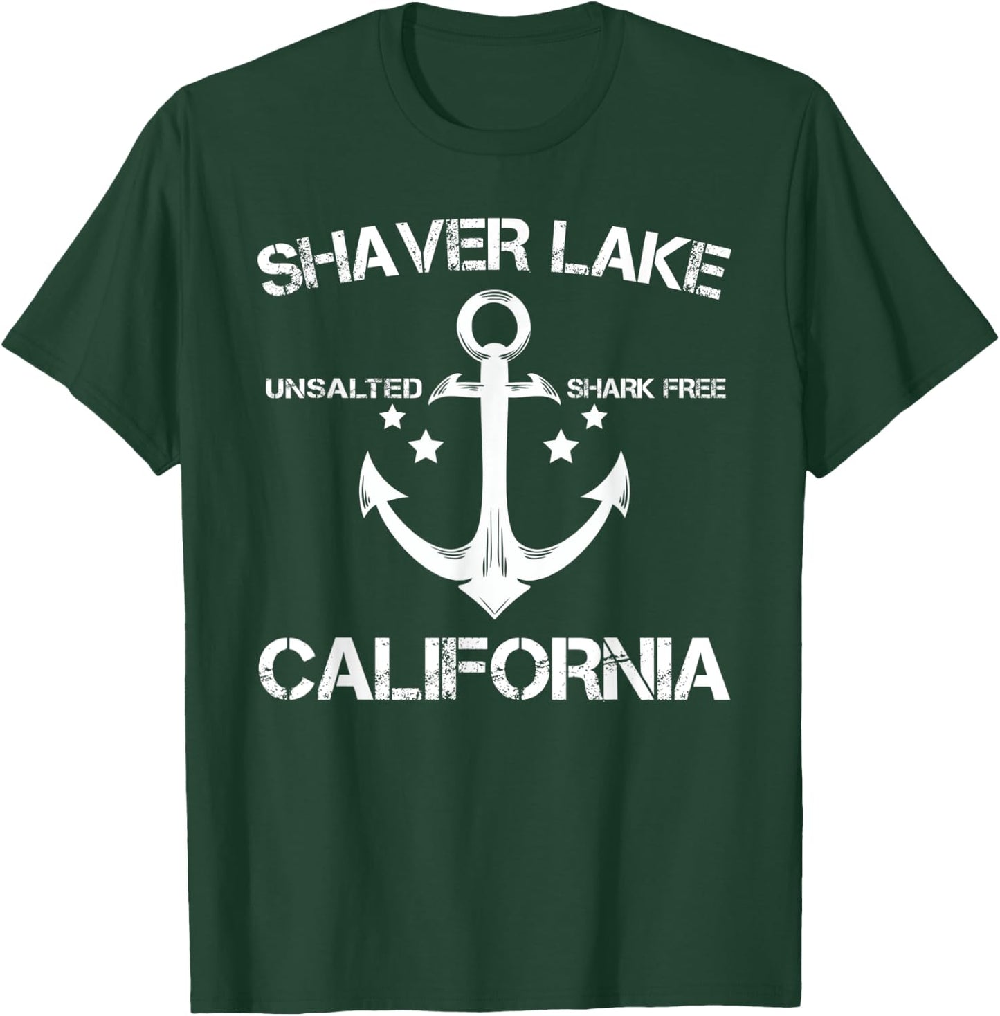 SHAVER LAKE CALIFORNIA Funny Fishing Camping Summer Gift T-Shirt - T-Shirt | Forest