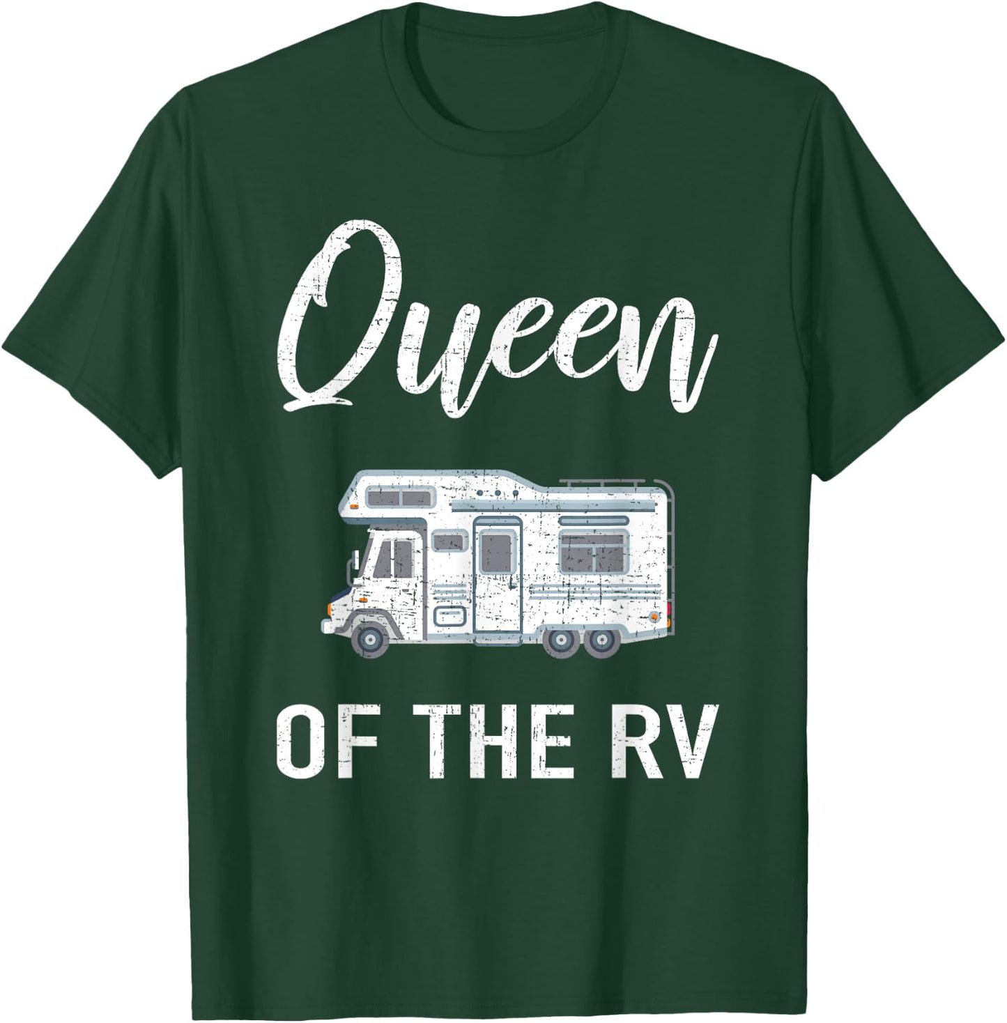 Queen of the RV Camping T-Shirt - T-Shirt | Forest