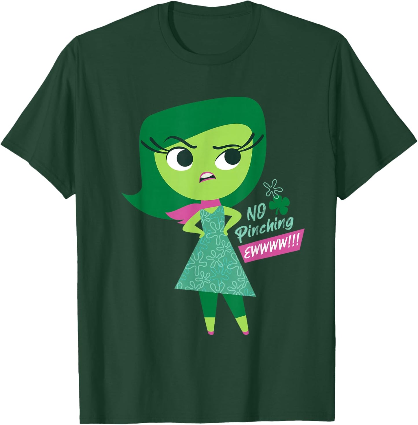 Disney & Pixar’s Inside Out Ew No Pinching St. Patrick’s Day T-Shirt - T-Shirt | Forest