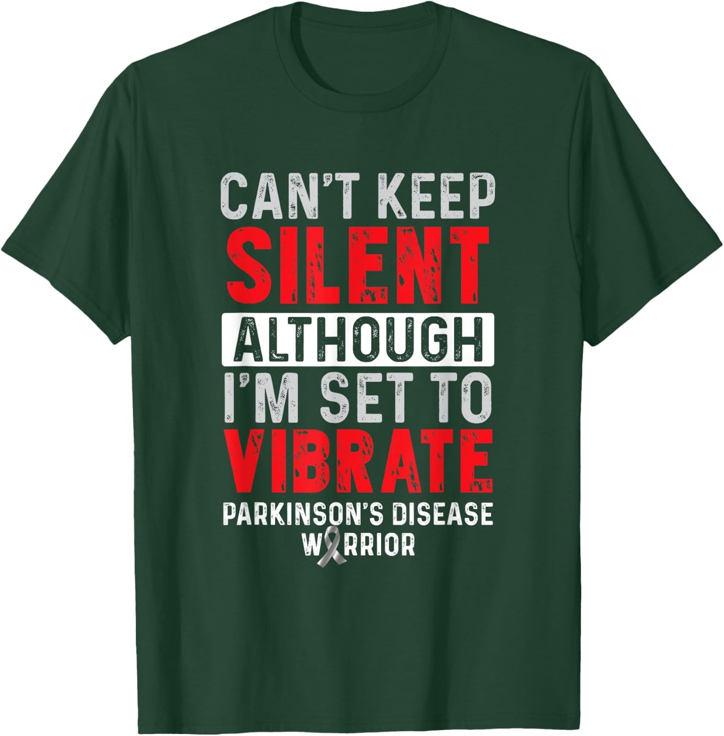 Parkinsons Disease Awareness Warrior Survivor T-Shirt - T-Shirt | Forest