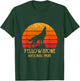 Vintage 80s Retro Yellowstone National Park Souvenir Wolf T-Shirt - T-Shirt | Forest