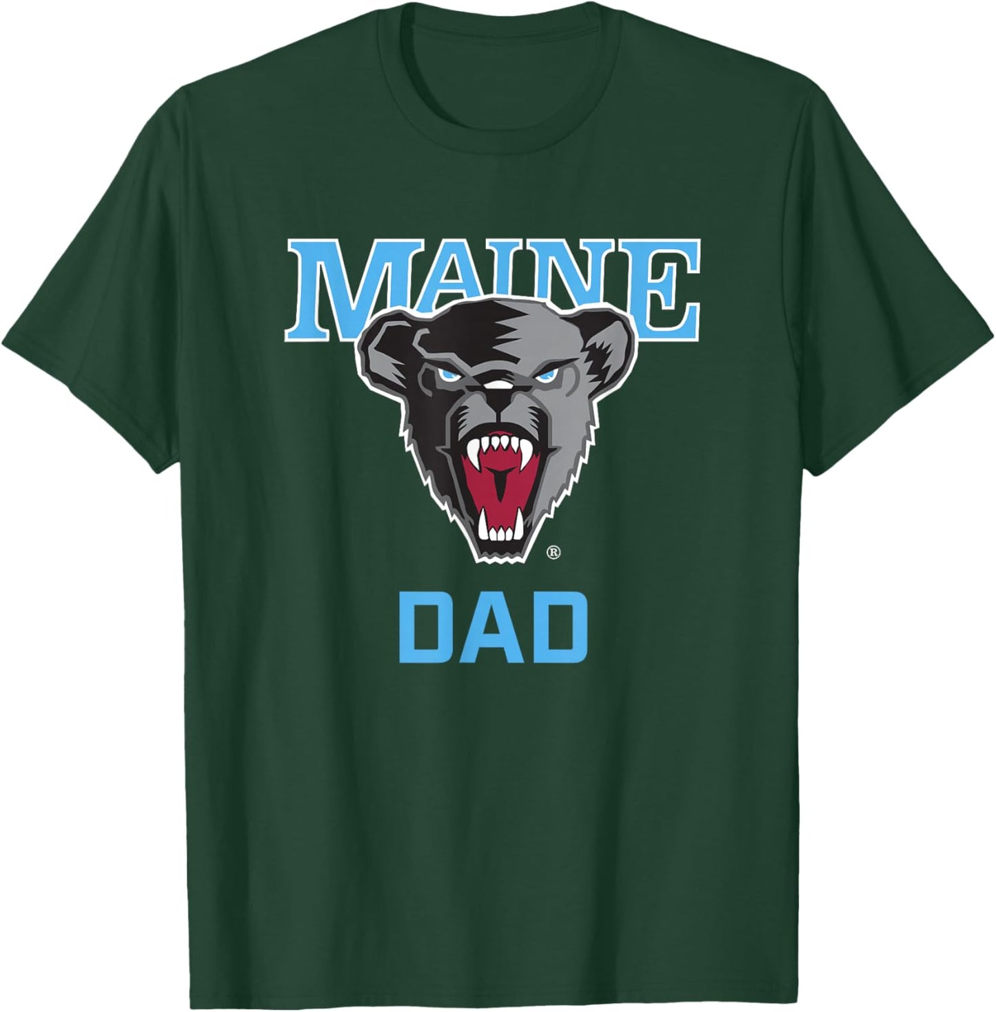 University of Maine Black Bears Arched Dad T-Shirt - T-Shirt | Forest