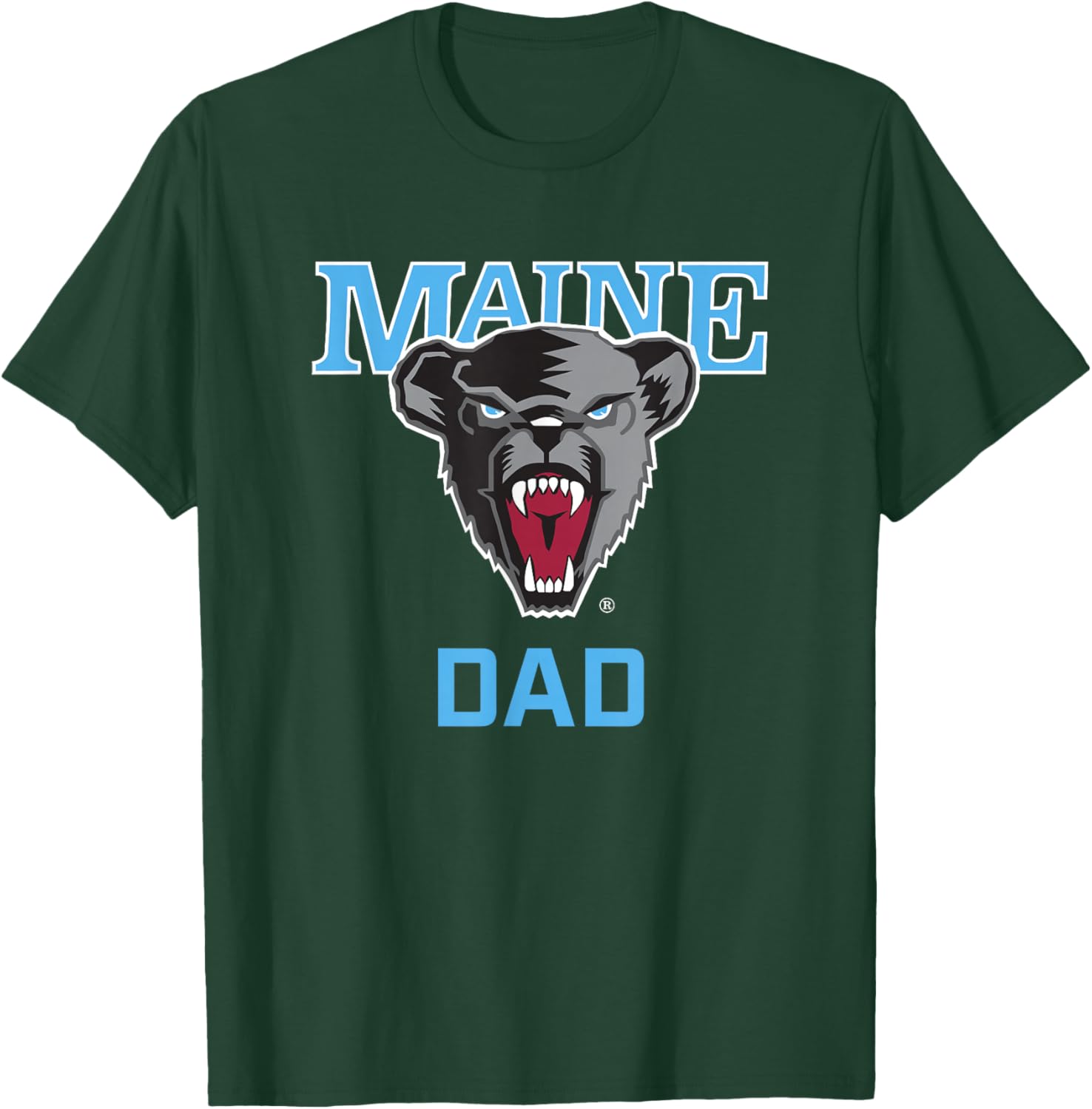 University of Maine Black Bears Arched Dad T-Shirt - T-Shirt | Forest