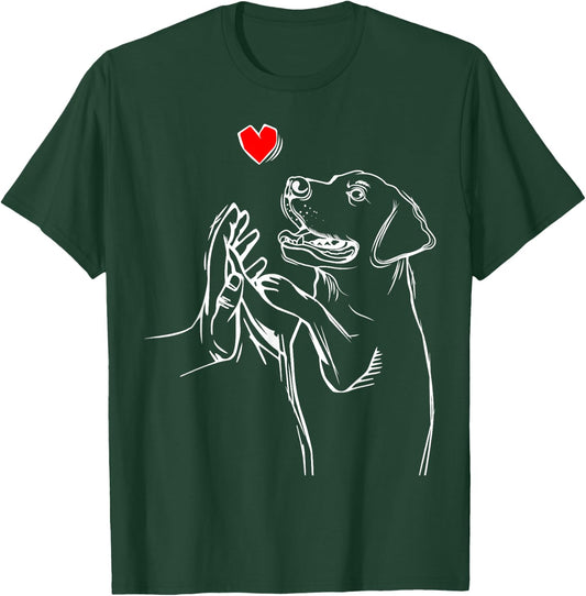Labrador Retriever Love Golden Black Lab Dad Mom T-Shirt - T-Shirt | Forest