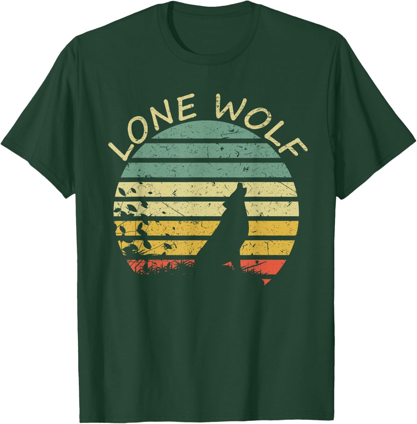 Vintage Lone Wolf T-Shirt - T-Shirt | Forest