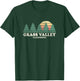 Grass Valley CA Vintage Throwback Retro 70s Design T-Shirt - T-Shirt | Forest