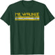 Milwaukee Wisconsin Retro Vintage Weathered Stripe Throwback T-Shirt - T-Shirt | Forest