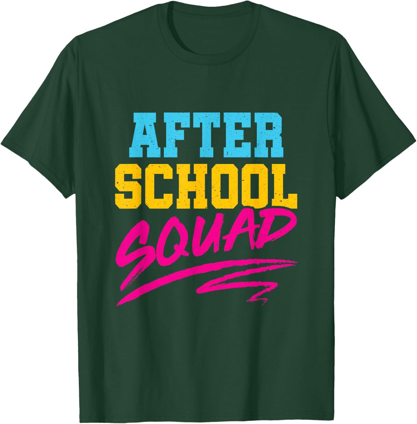 After School Squad Afterschool Staff Out of School Time OST T-Shirt - T-Shirt | Forest
