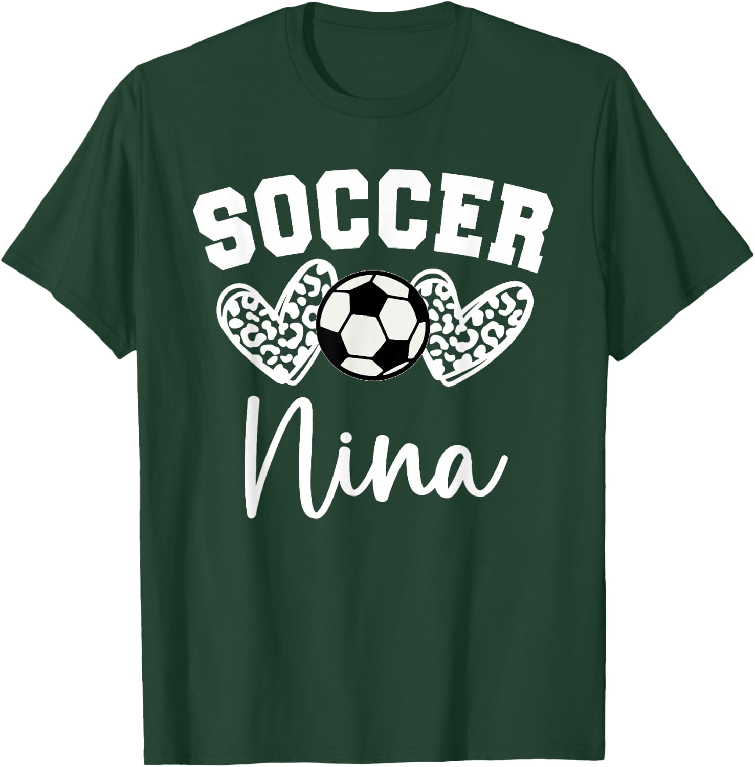 Soccer Nina Matching Family Soccer T-Shirt - T-Shirt | Forest